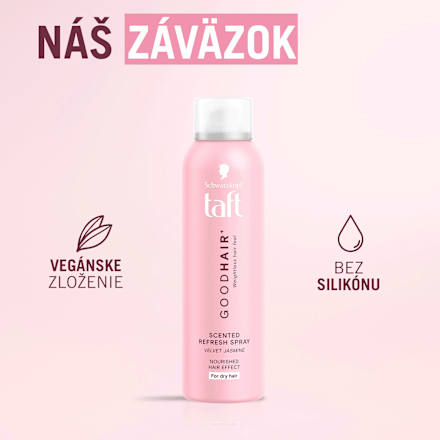 Osviežujúci sprej na suché vlasy GOODHAIR+ Schwarzkopf taft