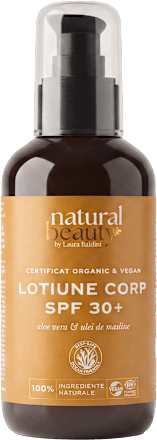 Loțiune Corp SPF 30 Golden Hours natural beauty by Laura Baldini