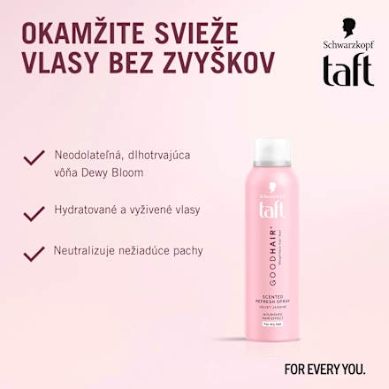 Osviežujúci sprej na suché vlasy GOODHAIR+ Schwarzkopf taft
