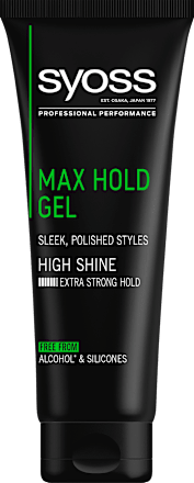 stylingový gel na vlasy Max Hold syoss