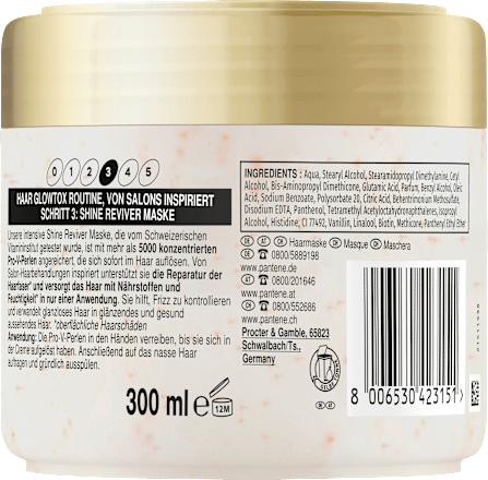 Haarkur Glowtox PANTENE PRO-V