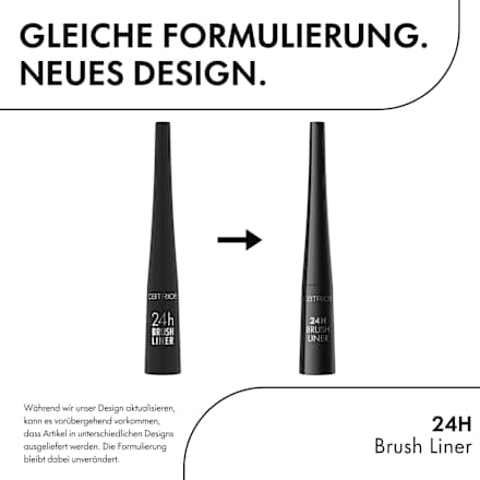 Eyeliner 24h Brush Liner 010 Ultra Black CATRICE