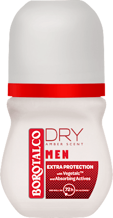 MEN Anti-Transpirant Roll-On Absolute ExtraDry Amber Scent Borotalco