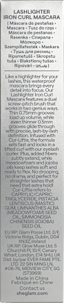Mascara Lashlighter Iron Curl Black SHEGLAM