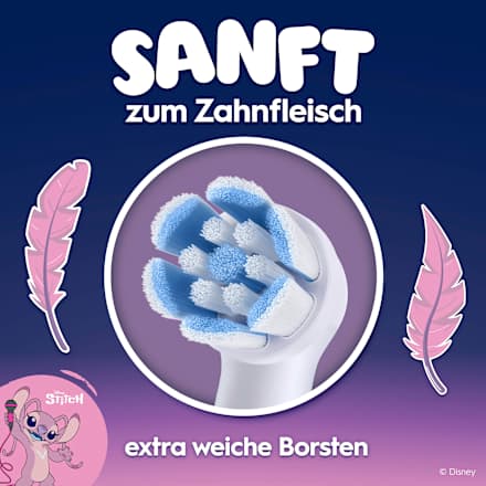 Aufsteckbürsten Kinder iO Angel Sanfte Reinigung, ab 6 Jahren Oral-B
