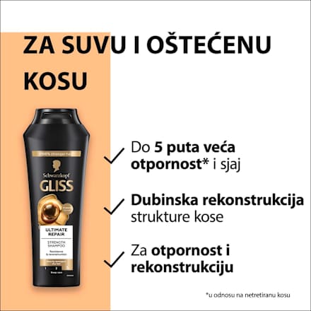 Ultimate Repair - šampon za kosu Schwarzkopf GLISS
