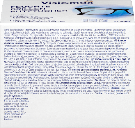 Brillenputztücher feucht Visiomax