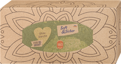 Box veline 3 veli 100% carta riciclata assort. Soft&Sicher