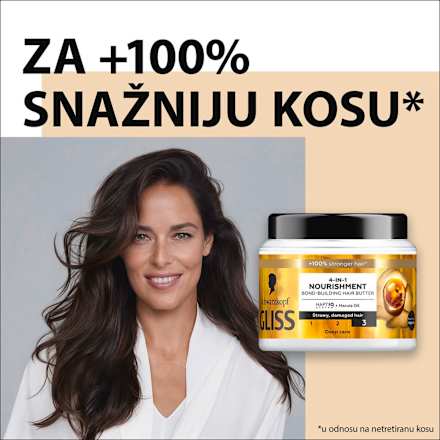 4-IN-1 NOURISHMENT puter maska za kosu Schwarzkopf GLISS