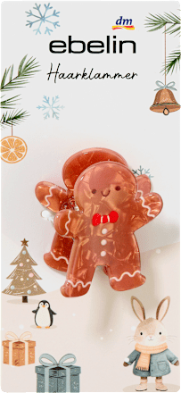 Haarklammer Lebkuchenmännchen ebelin