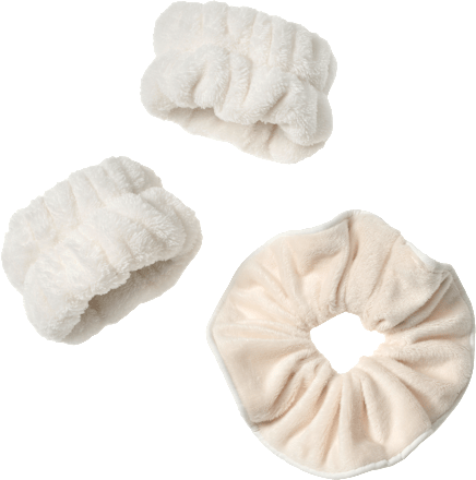 Scrunchie- & Wascharmbänder-Set Wellness Oasis 3tlg ebelin