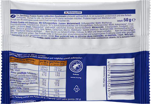 Protein Cookie Lebkuchen Geschmack Sportness