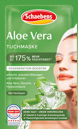 Tuchmaske Aloe Vera Schaebens
