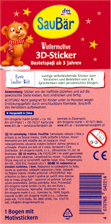 Motivsticker sortiert SauBär