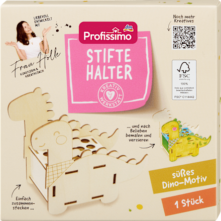 DIY Stiftehalter Dino Profissimo