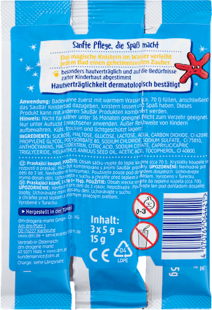 Knisterbad Kunterbunt SauBär