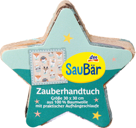 Magický uterák 30 x 30cm SauBär