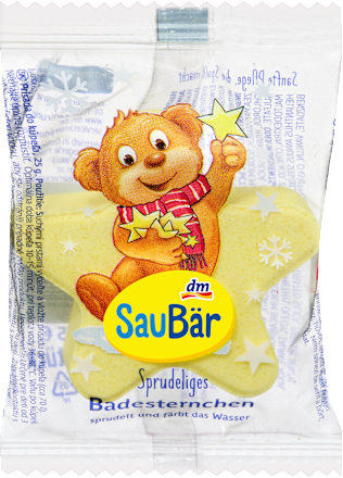 Kinder Badezusatz Badefizzer sortiert SauBär
