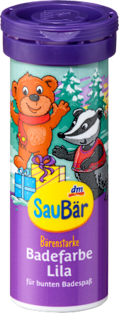 Kinder Badezusatz Badefarbe sortiert SauBär