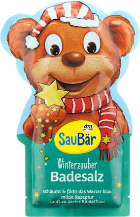 Kinder Badezusatz Badesalz schäumend SauBär