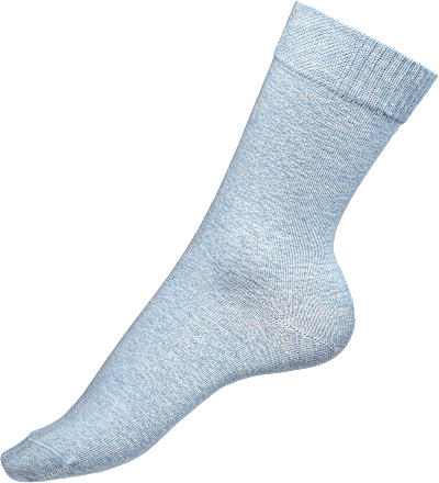 Socken mit Bio-Baumwolle blau Gr. 35-38 Fascino