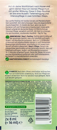 Peeling & Maske  2-Step Matcha Vanilla (2x 8 ml) Balea