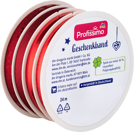 Ringelband-Set, rot (10 mm) Profissimo