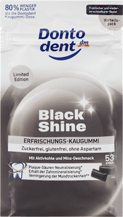Дъвки без аспартам Black Shine Dontodent