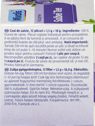 Kräutertee, Salbei Tee (12 Beutel) Mivolis