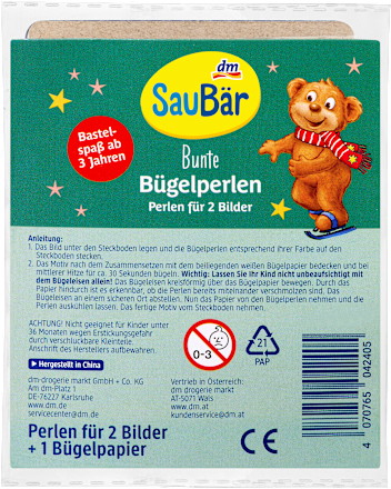 Bügelperlen Set bunt SauBär