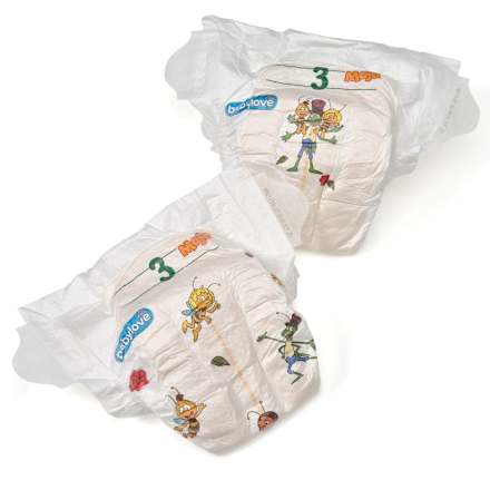 Пелени, размер 3 Midi (4-9 kg) babylove