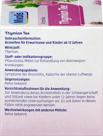 Arzneitee, Thymian Tee (12 Beutel) Mivolis