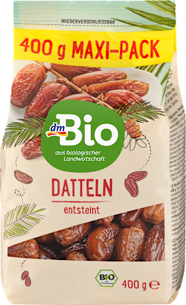 Bio datlji, sušeni in izkoščičeni - veliko pakiranje dmBio