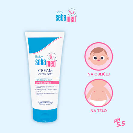 dětský krém extra jemný sebamed baby