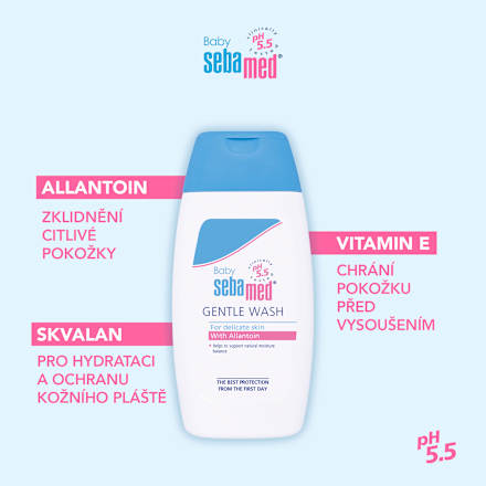 mycí emulze extra jemná sebamed baby