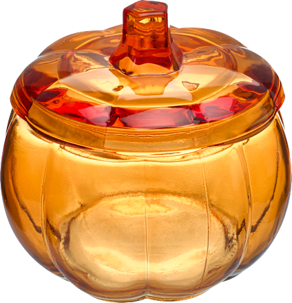 Glasdose Kürbis, orange Dekorieren & Einrichten