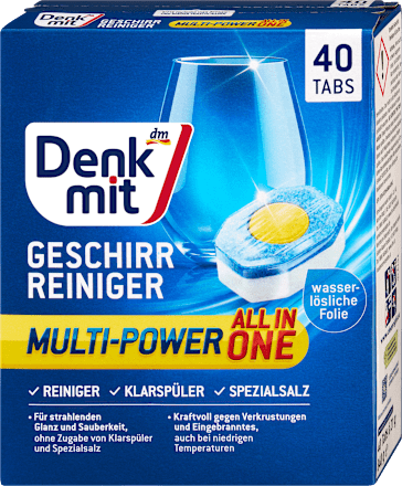 Geschirrspülmittel-Tabs Multi-Power Denkmit