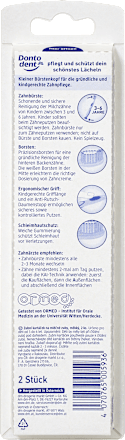 Zahnbürste Kinder weich 3-6 Jahre Dontodent