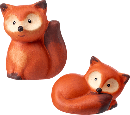 Keramikfuchs sitzend, liegend Dekorieren & Einrichten