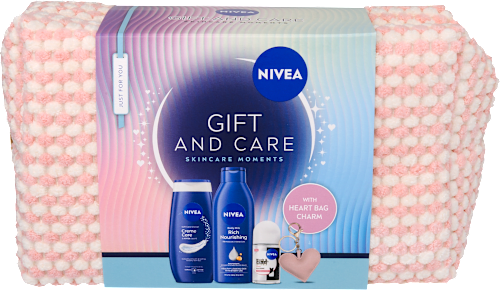 Ajándékcsomag nőknek, Gift and Care, ajándékkal NIVEA