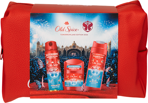 Férfi ajándékcsomag, Tomorrowland limited edition Old Spice