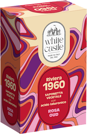 Sapone solido Riviera 1960 Rosa e oud White Castle