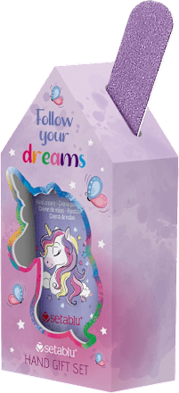 Set regalo cura mani Unicorn setablu