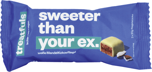 Tyčinka sweeter than your ex s príchuťou kokos mandľa treatfuls