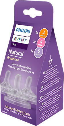 Wielopak smoczków responsywnych Natural PHILIPS AVENT