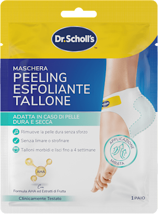 Peeling esfoliante tallone Expert Care Dr. Scholl's