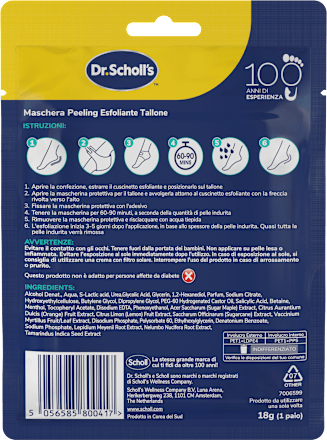 Peeling esfoliante tallone Expert Care Dr. Scholl's