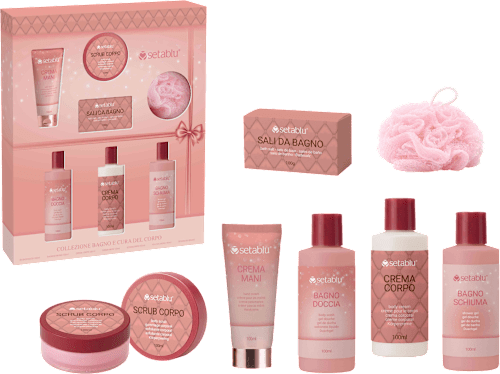 Set regalo COLLEZIONE BAGNO E CURA DEL CORPO setablu