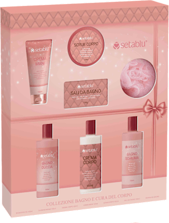 Set regalo COLLEZIONE BAGNO E CURA DEL CORPO setablu