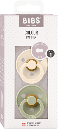 Okrogla duda Colour, lateks - Sage/Ivory 0-6 m BIBS